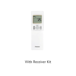 Daikin BRC086A21 Wireless controller (to suit FFA, FMA) with BRC086A2R2 Wireless controller receiver kit (to suit FFA)