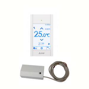 MITSUBISHI ELECTRIC PAR-CT01MAA-SB Simplified Touch Screen Wired Remote Controller with Bluetooth (White PAR-CT01MAA-PB.