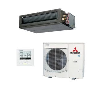 Mitsubishi Heavy Industries FDU100AVSAWVH 10kW Slimline Ducted Air Conditioner System - Three Phase