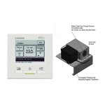 Mitsubishi Heavy Industries RC-EXZ3D wired Controller model - 8 Zone - KXZE3 with MH-8ZRMV1 8 zone Module