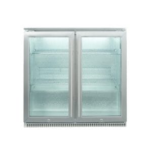 TECO TBF190ALFSAH 190L Double Door Alfresco Stainless Steel Bar Fridge