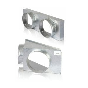 ActronAir Supply Air Plenum PL18S-2/35S - 2 x 350mm (14") spigot PL18R-2/35S Return Plenum - 2 x 350mm (14") spigot