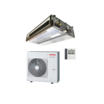 Toshiba GM1401D 12.5kW Digital Inverter High Static Ducted Air Conditioner-standard controller