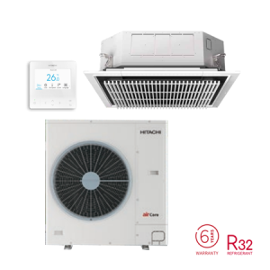 HITACHI PCI-4.0UFA1NQ | PAS-4.0UFASNQ1 10.0kW airCore700 4-WAY Cassette Silent Iconic Air Conditioner