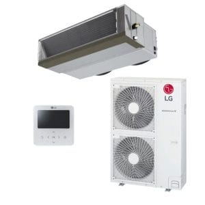 LG UHN100M3SH - UU100WR3H 10.5kW Splitable High Static Inverter Ducted High Efficiency Air Conditioner 1 Phase